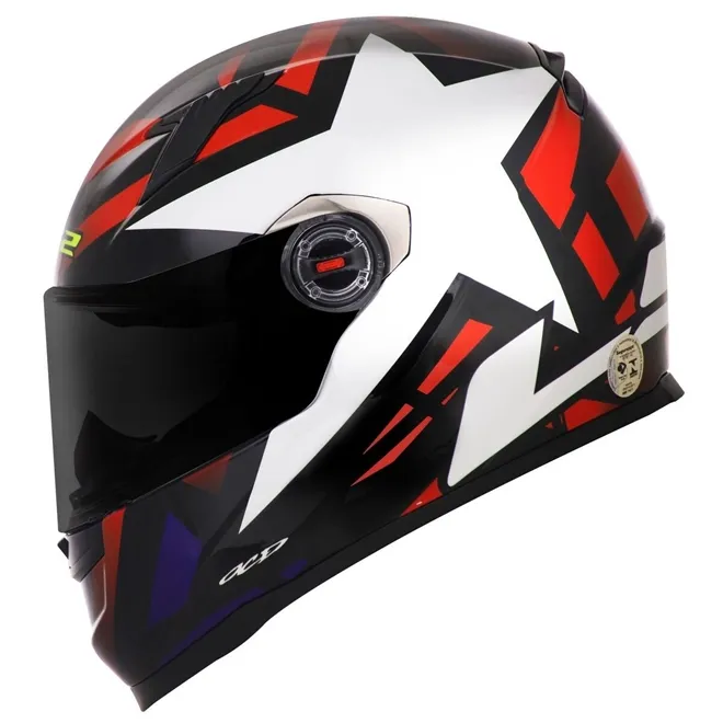 Capacete LS2 FF358 Starwar Branco/Vermelho