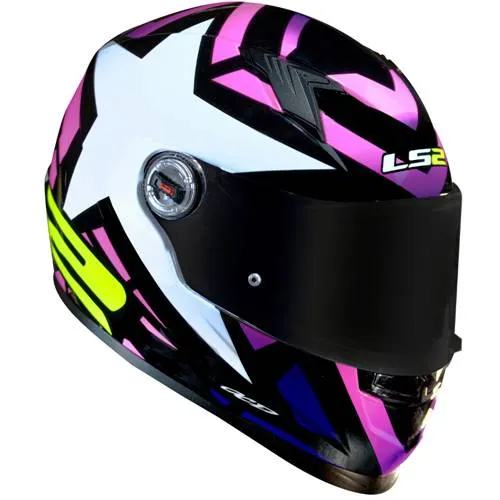 Capacete LS2 FF358 Starwar Preto/Rosa