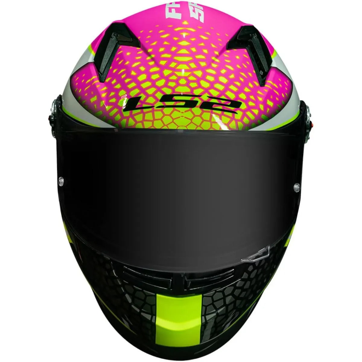 Capacete LS2 FF358 Speedy Branco/Rosa