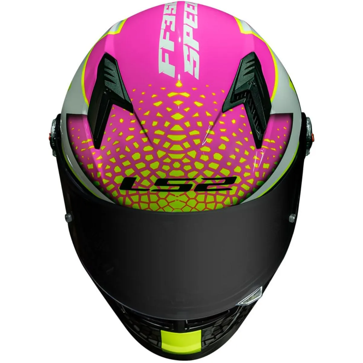 Capacete LS2 FF358 Speedy Branco/Rosa