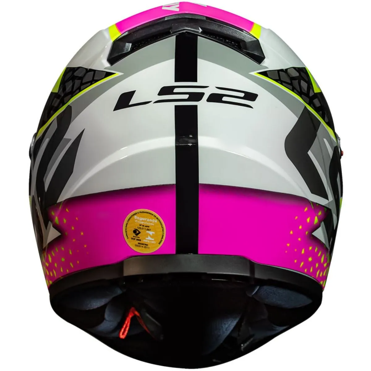 Capacete LS2 FF358 Speedy Branco/Rosa