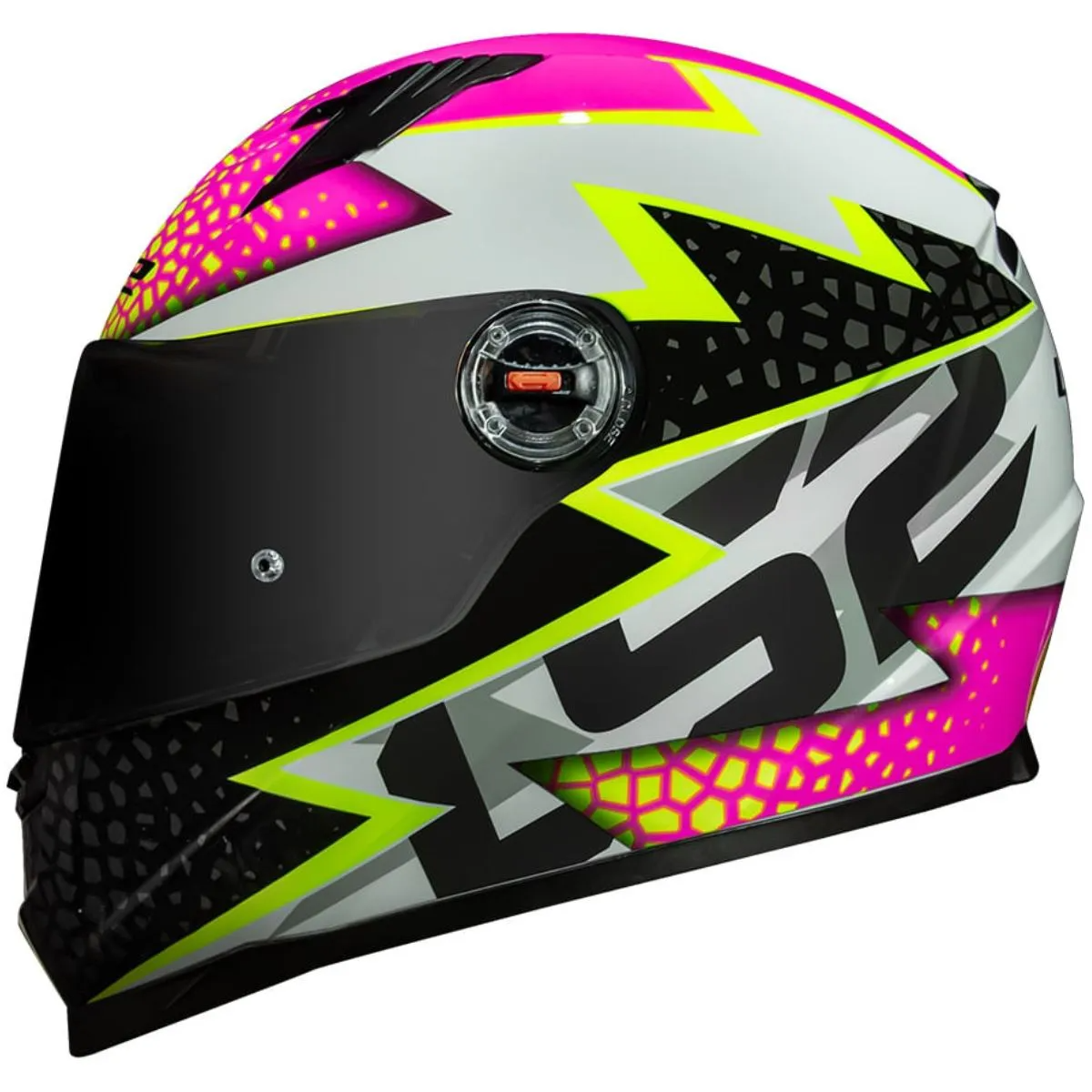 Capacete LS2 FF358 Speedy Branco/Rosa