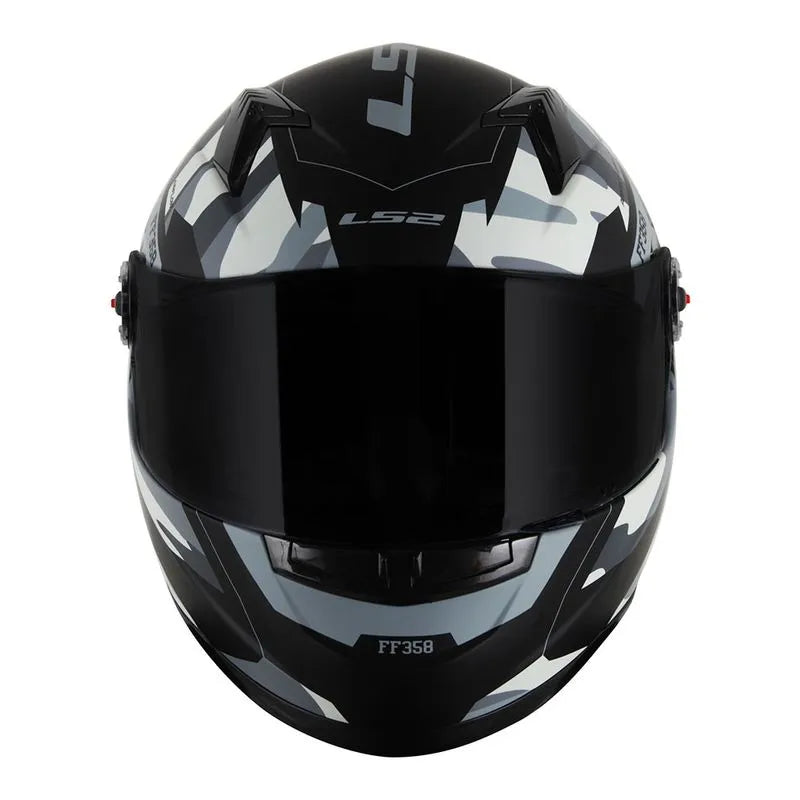 Capacete LS2 Classic Tank Preto/Cinza