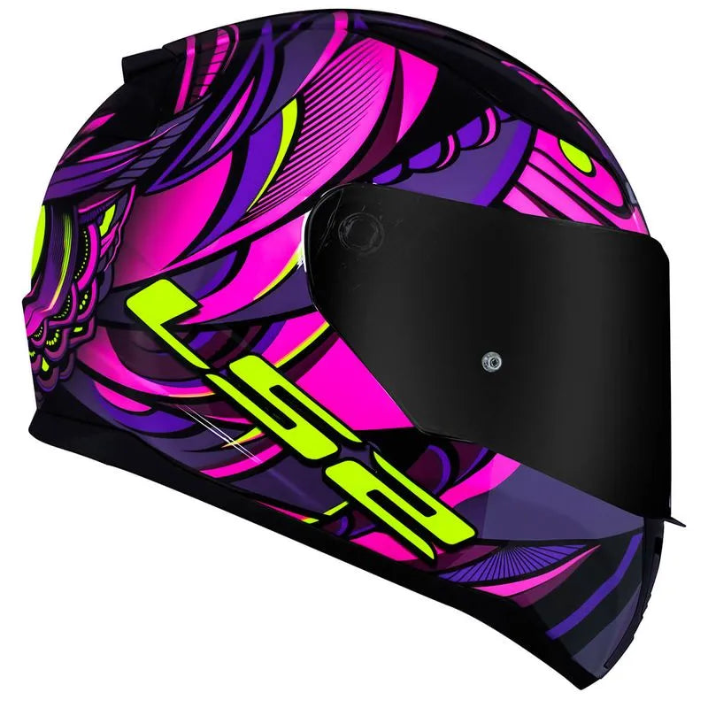 Capacete LS2 FF353 Rapid Athena Roxo