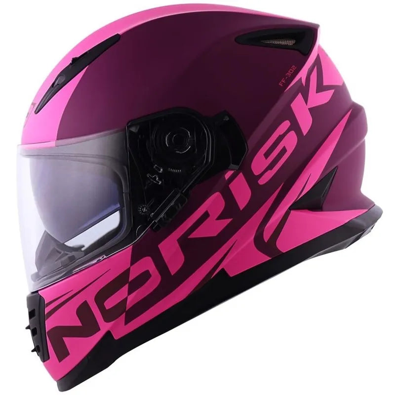 Capacete Norisk FF302 Manty Rosa Pink