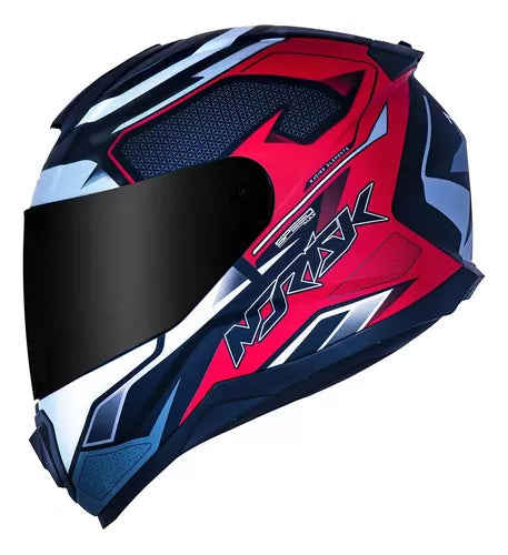 Capacete Norisk Razor Speedmax Preto/Vermelho