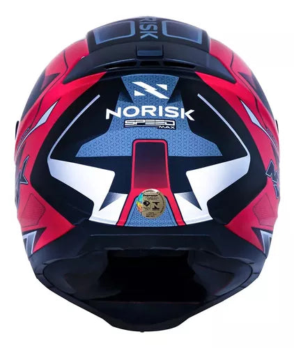 Capacete Norisk Razor Speedmax Preto/Vermelho