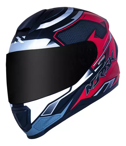 Capacete Norisk Razor Speedmax Preto/Vermelho
