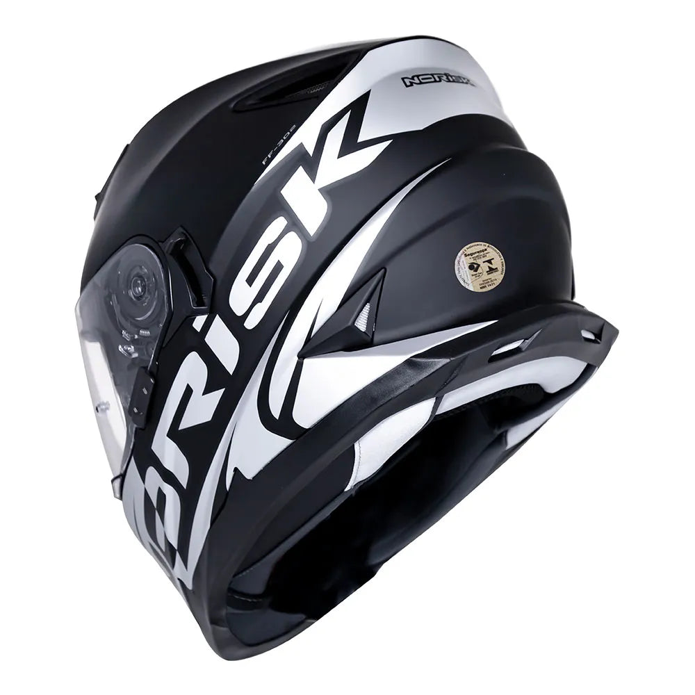 Capacete Norisk Soul Manty Preto/Cinza