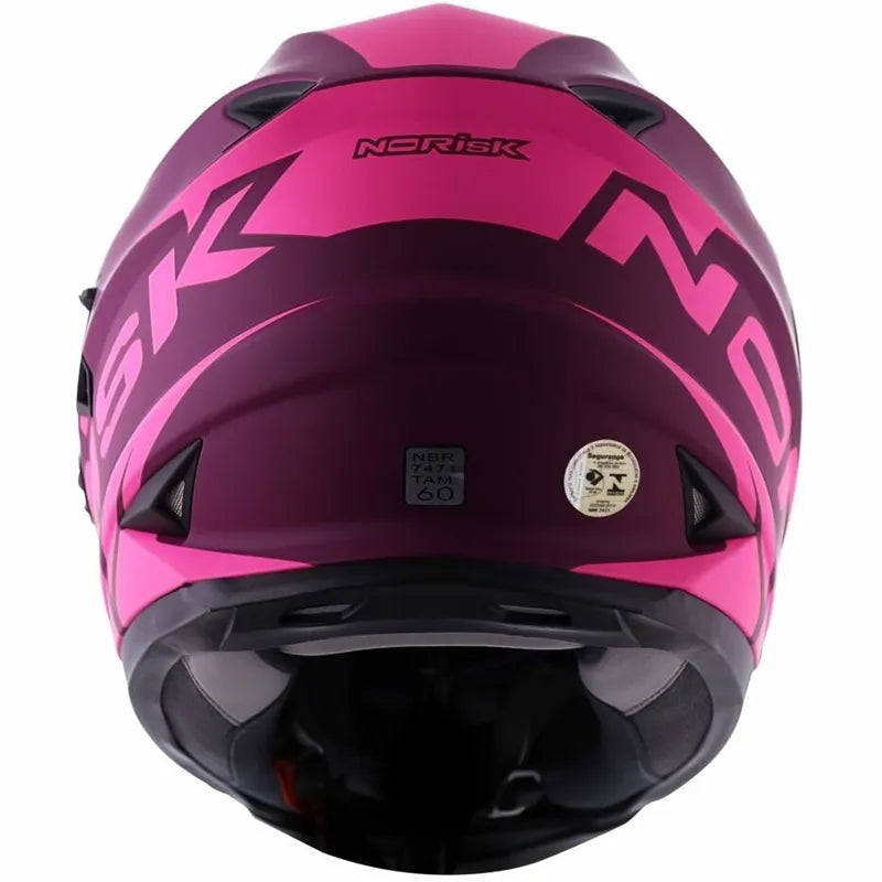Capacete Norisk FF302 Manty Rosa Pink