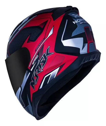 Capacete Norisk Razor Speedmax Preto/Vermelho