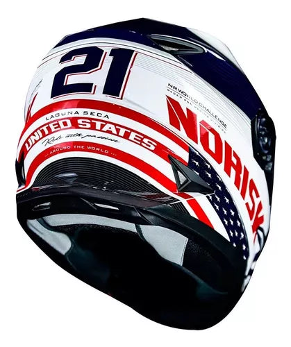 Capacete Norisk Soul FF302 Grand Prix USA
