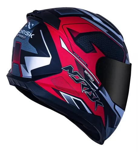 Capacete Norisk Razor Speedmax Preto/Vermelho