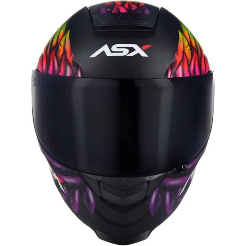 Capacete ASX Eagle Vibes Preto Fosco