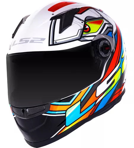 Capacete LS2 FF358 Xdron Neon Laranja