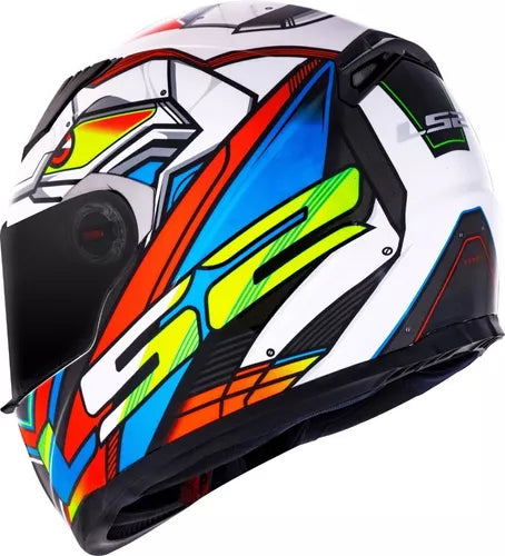 Capacete LS2 FF358 Xdron Neon Laranja