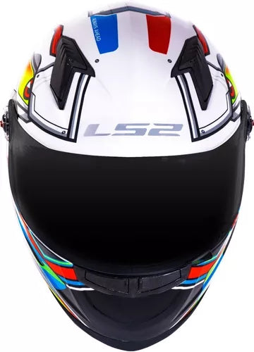 Capacete LS2 FF358 Xdron Neon Laranja