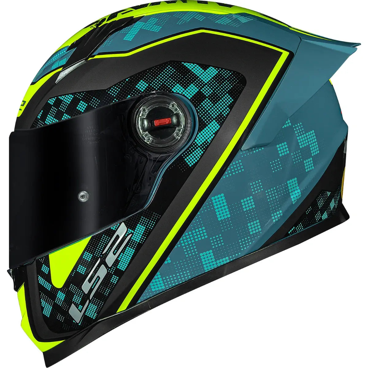 Capacete LS2 FF358 S Striker Azul/Amarelo