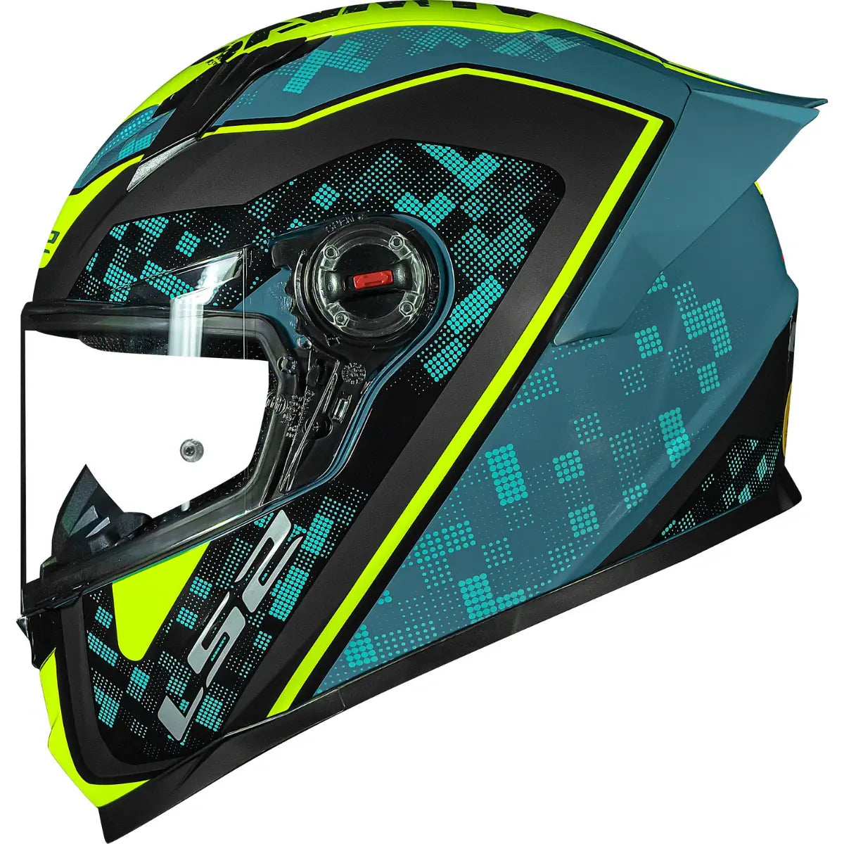 Capacete LS2 FF358 S Striker Azul/Amarelo