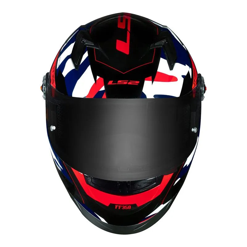 Capacete LS2 FF358 Tank Camuflado Azul