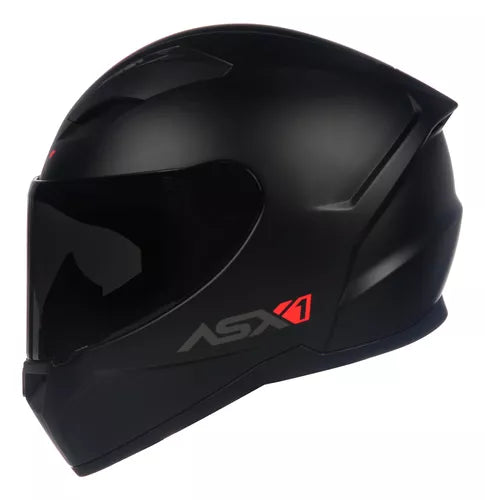 Capacete ASX City Solid Preto Fosco