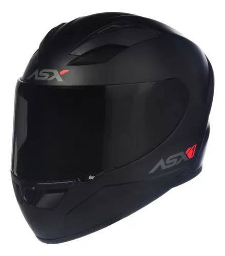 Capacete ASX City Solid Preto Fosco