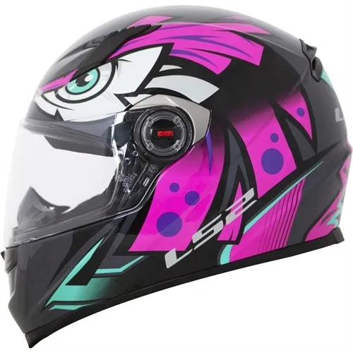 Capacete LS2 Classic Tribal Rosa
