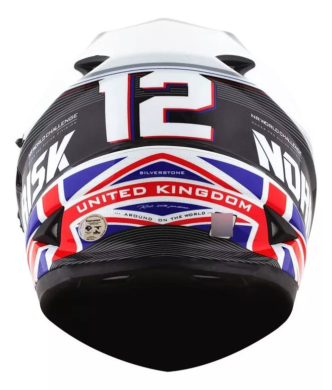 Capacete Norisk Soul FF302 Grand Prix United Kingdom