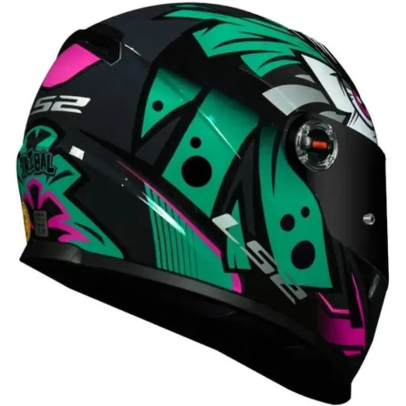 Capacete LS2 Classic FF358 Tribal Verde