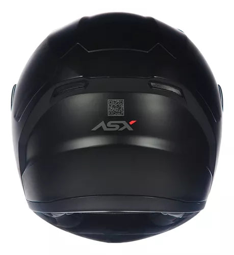 Capacete ASX City Solid Preto Fosco