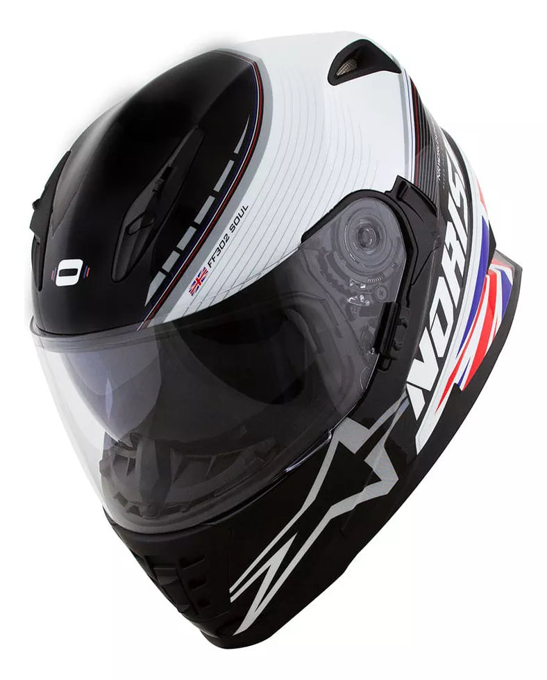 Capacete Norisk Soul FF302 Grand Prix United Kingdom