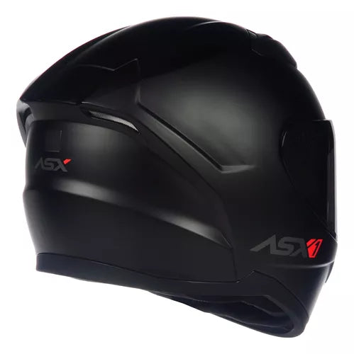 Capacete ASX City Solid Preto Fosco