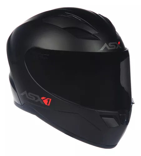 Capacete ASX City Solid Preto Fosco