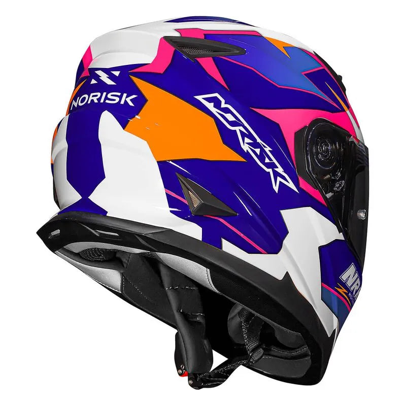 Capacete Norisk FF302 Soul District Azul/Branco