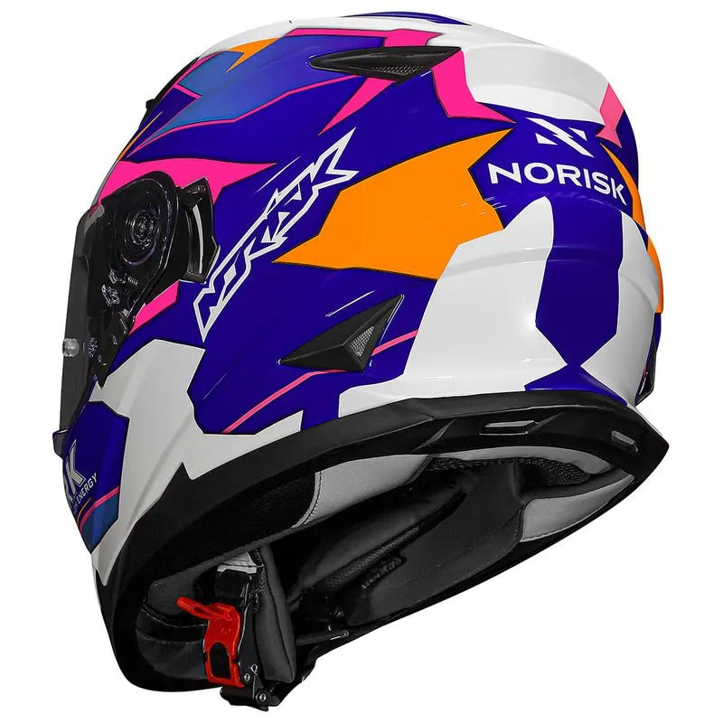 Capacete Norisk FF302 Soul District Azul/Branco