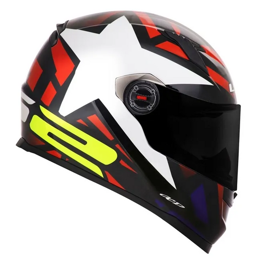 Capacete LS2 FF358 Starwar Branco/Vermelho