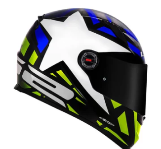 Capacete LS2 FF358 Classic Starwar Azul