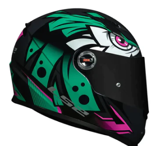 Capacete LS2 Classic FF358 Tribal Verde