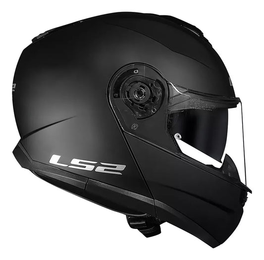 Capacete LS2 Strobe 2 Robocop FF908 Preto Fosco com Óculos