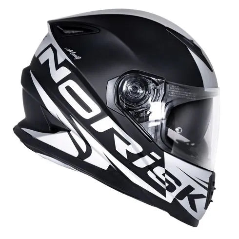Capacete Norisk FF302 Manty Matt Black Silver